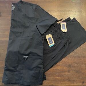 NWT Cherokee men’s black scrubs revolution and professional